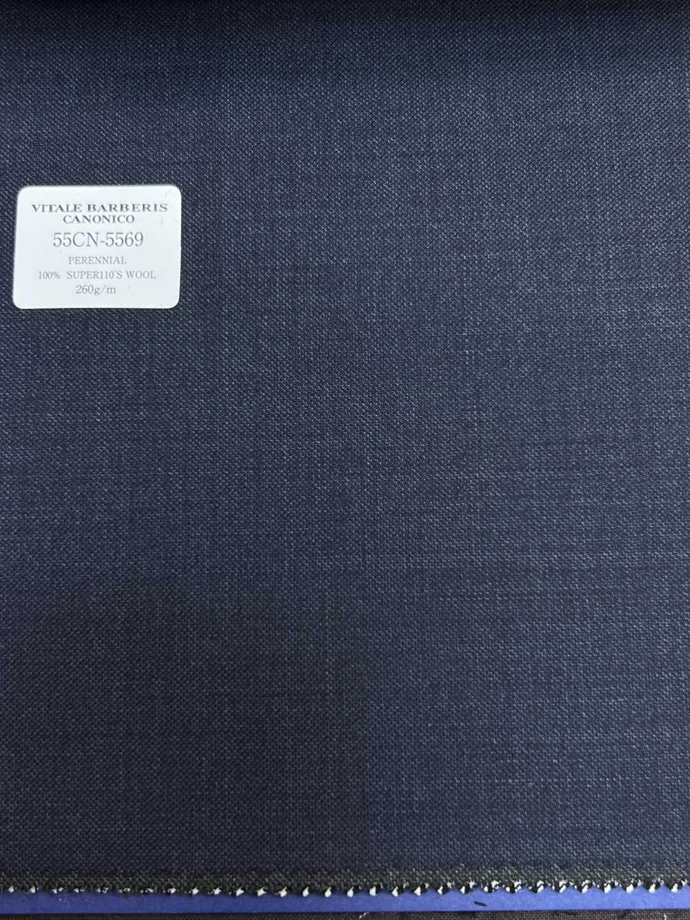55CN5569 CANONICO PERENNIAL SUPER110'S 海軍藍純色[布料] 佳能