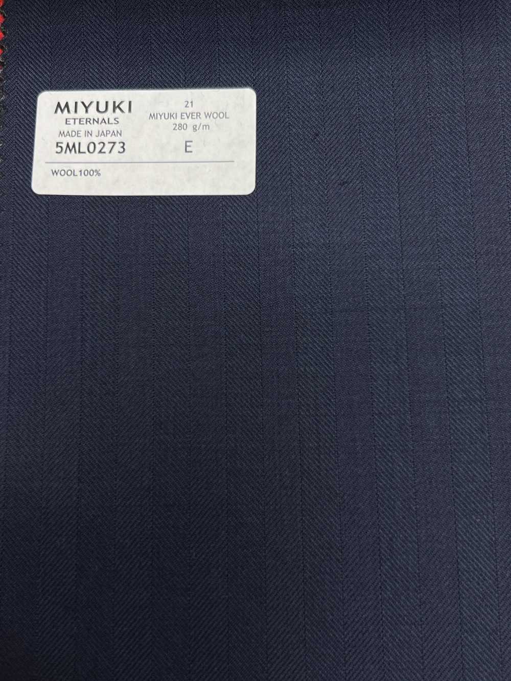 5ML0273 MIYUKI EVER WOOL 人人字紋海軍藍[布料] 美雪毛紡廠