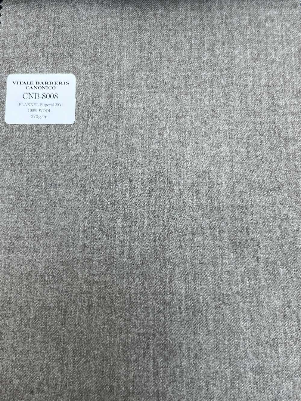 CNB8008 CANONICO經典款法蘭絨 Super 120's 米色純色[布料] 佳能