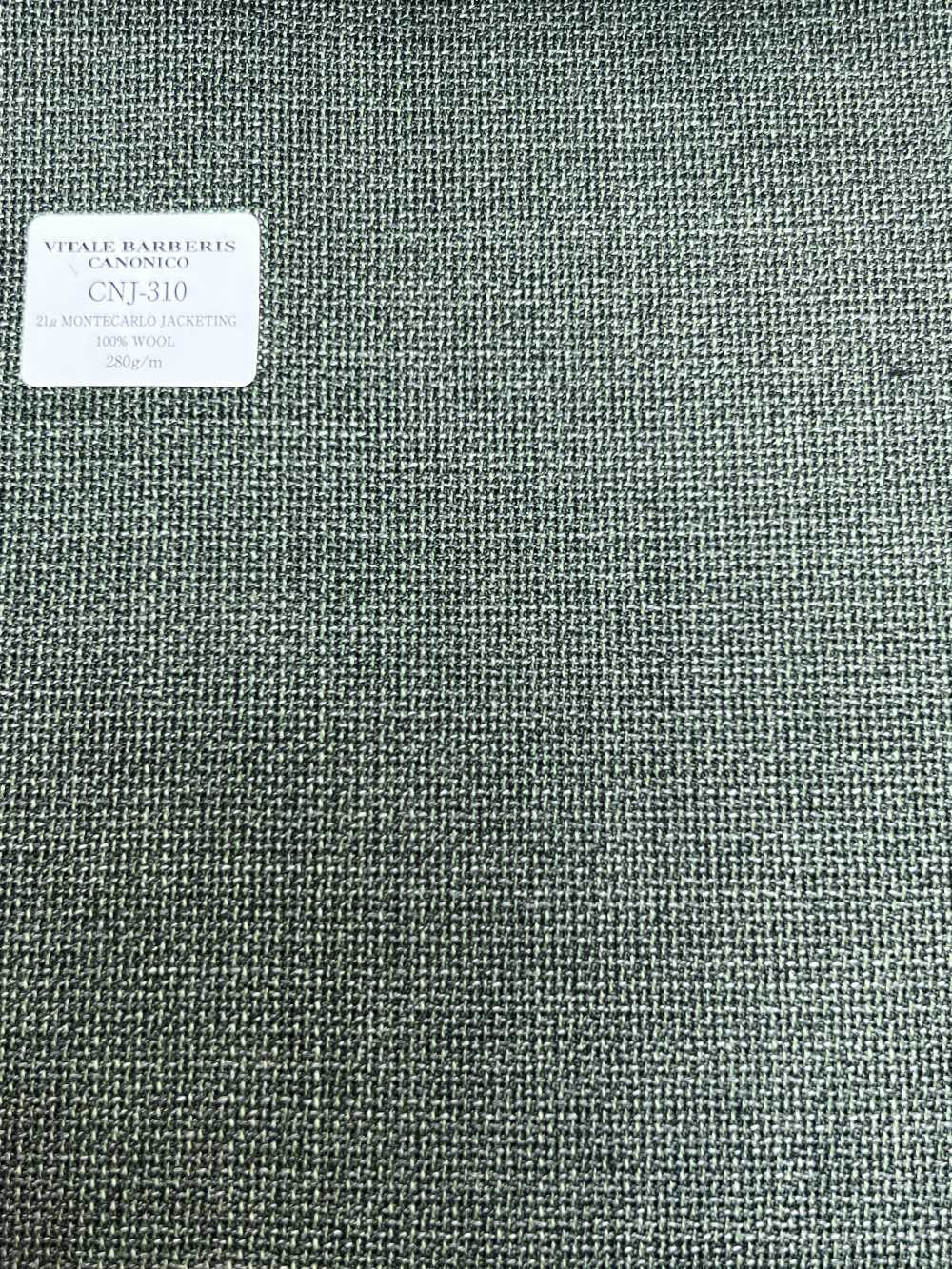 CNJ310 CANONICO 經典款 21μ Montecarlo 夾克，粗麻布，純純色[布料] 佳能