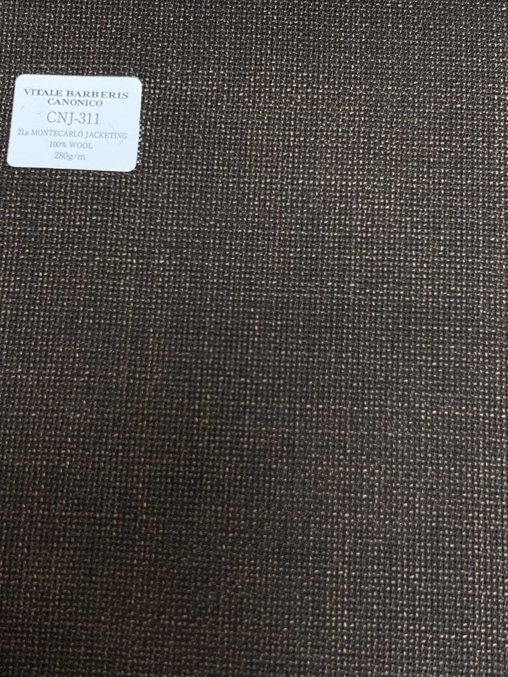 CNJ311 CANONICO 經典款 21μ Montecarlo 夾克，粗麻布純色[布料] 佳能