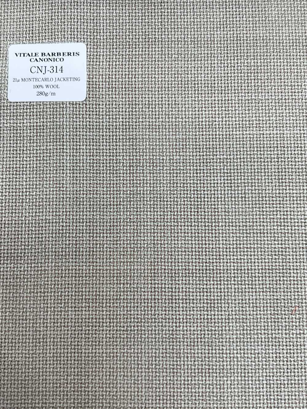 CNJ314 CANONICO 經典款 21μ Montecarlo 外套 粗麻布 淺純色[布料] 佳能