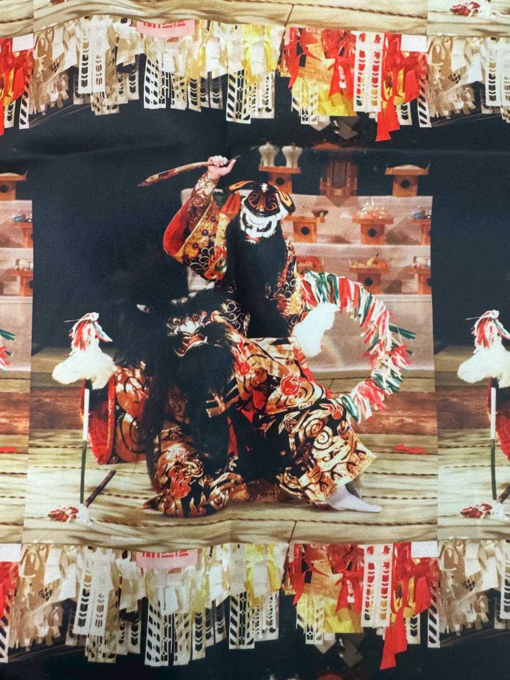 TPT1004 Iwami Kagura 印花裡料重複圖案