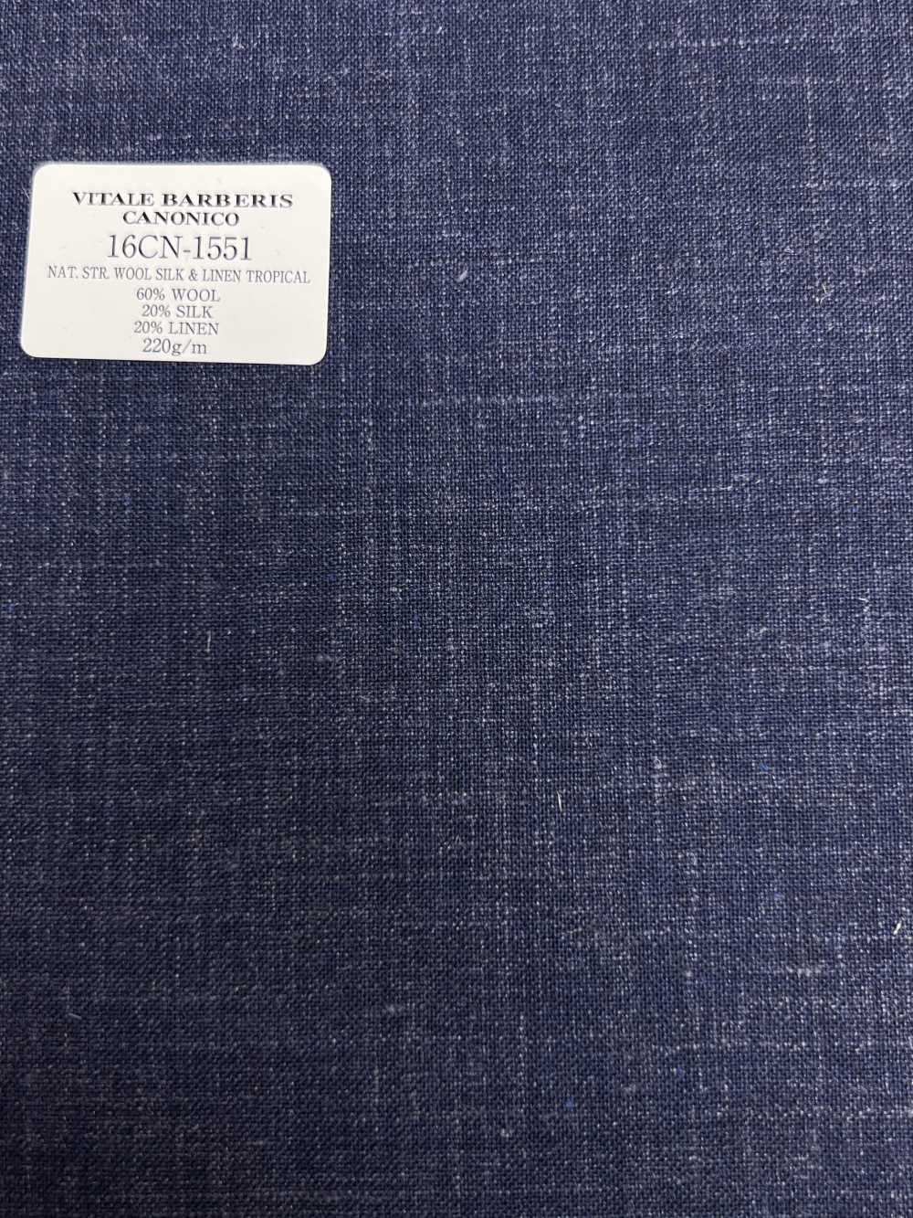 16CN1551 26SS VBC Vitale Barberis Canonico “超音速”天然彈性羊毛絲綢亞麻熱帶面料[布料] 佳能