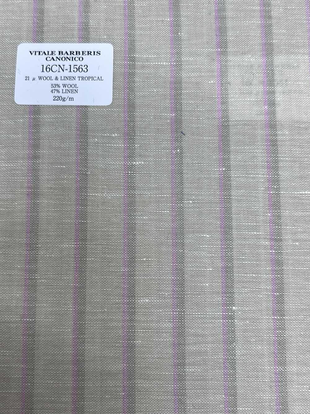 16CN1563 26SS VBC Vitale Barberis Canonico 21 μ 羊毛與亞麻熱帶[布料] 佳能