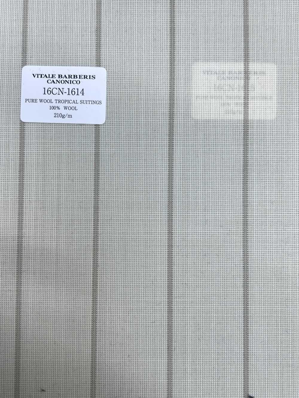 16CN1614 26SS VBC Vitale Barberis Canonico 純羊毛熱帶西裝布料 佳能