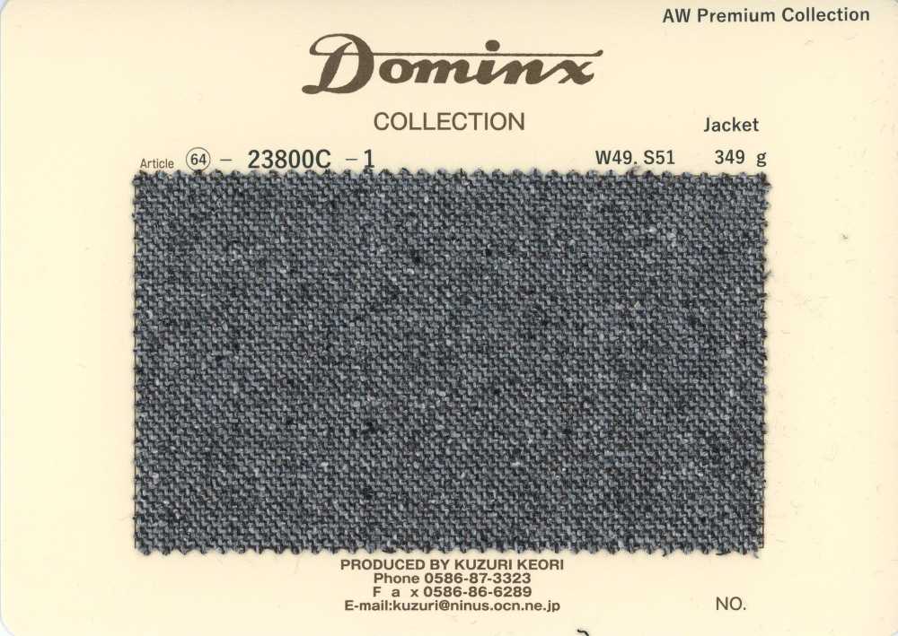 23800C-1 經典夾克 100%羊毛 DOMINX 高級系列 灰色[布料] 葛根毛織物（DOMINX）