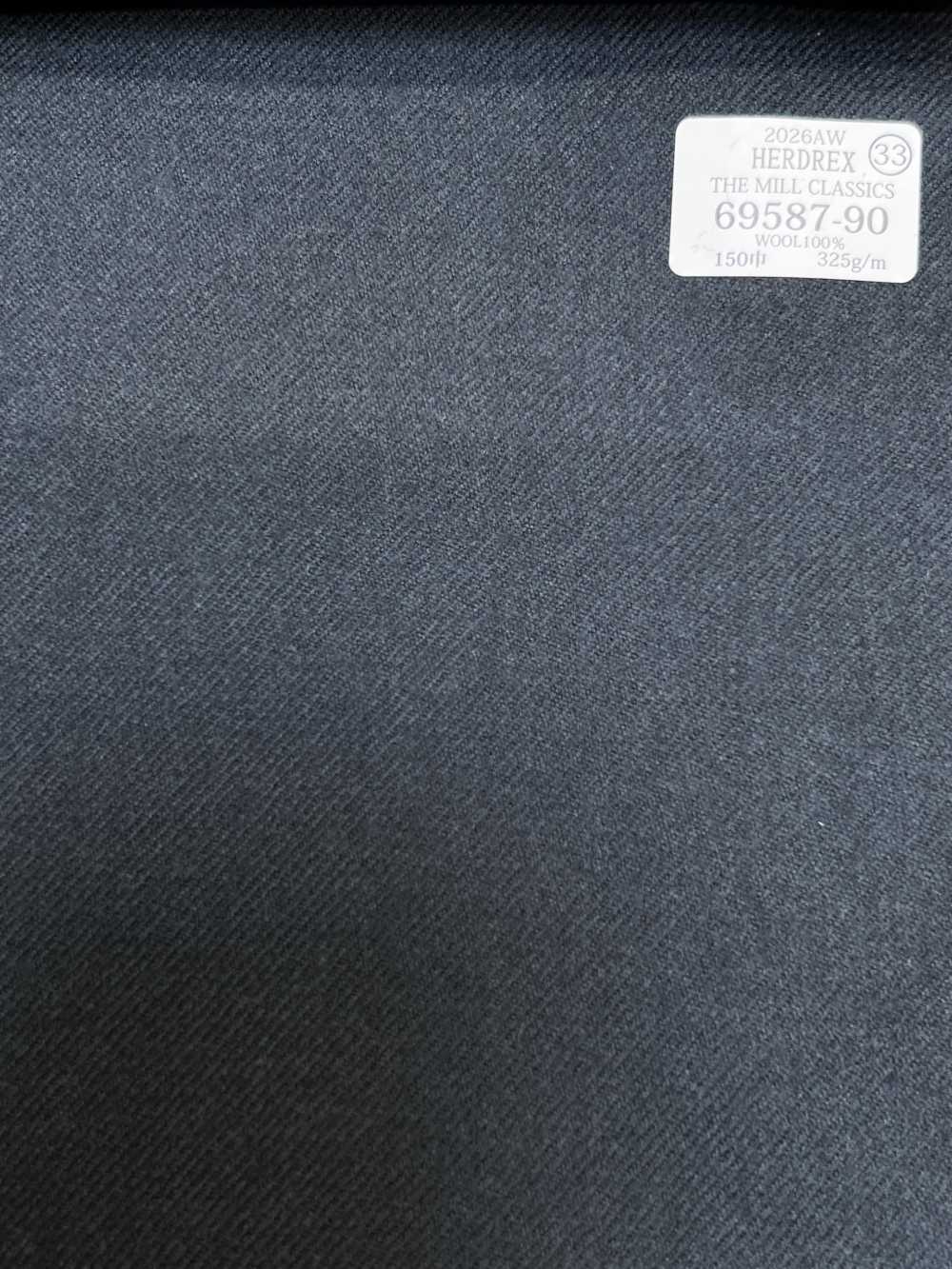 69587-90 26AW HERDREX 【THE MILL CLASSICS】 Mill Classics 素色 煙霧綠[布料] 國島株式會社