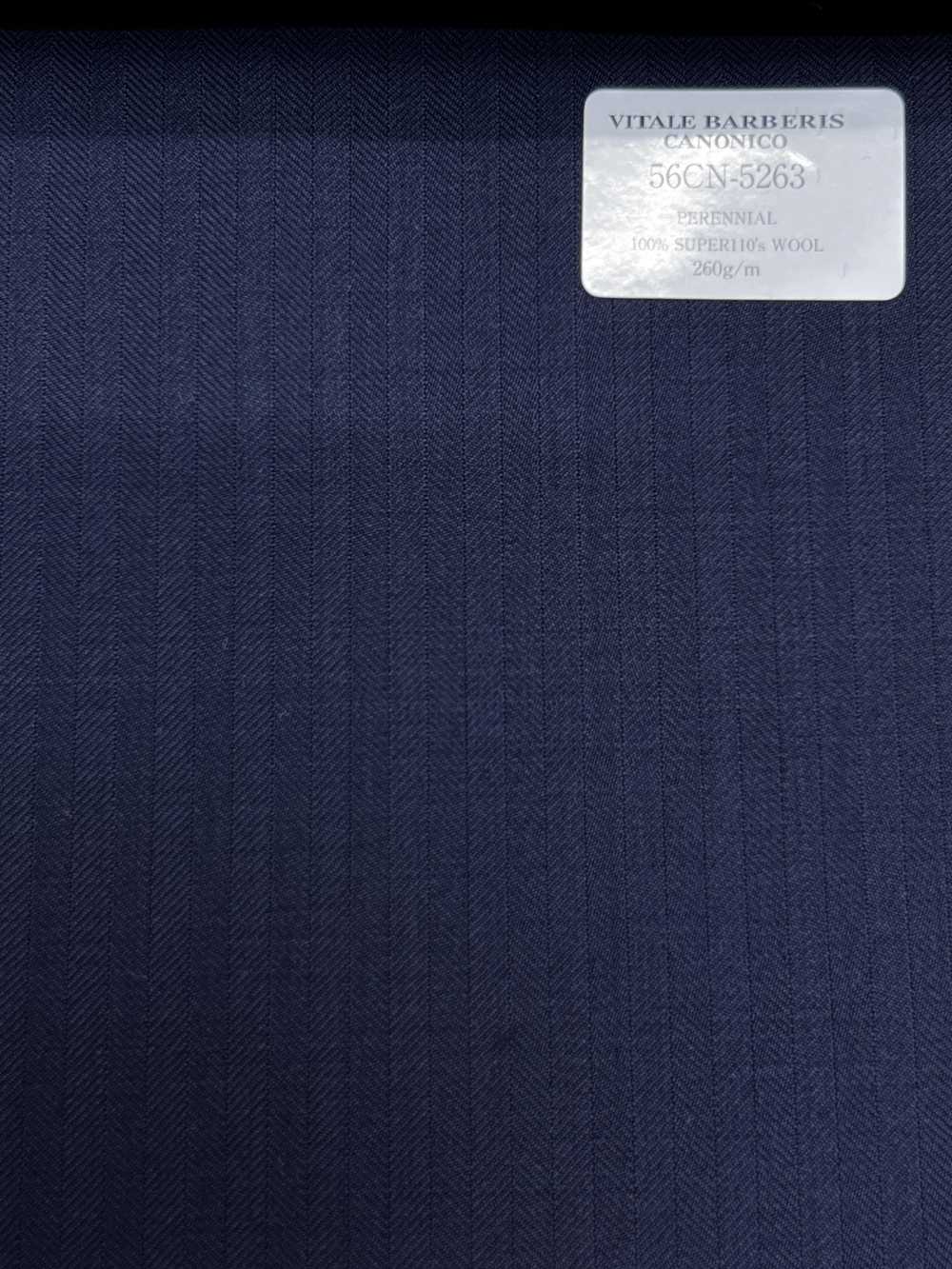 56CN5263 CANONICO（卡诺尼科） PERENNIAL-CLASSICS 深藏青 人字紋[布料] 佳能