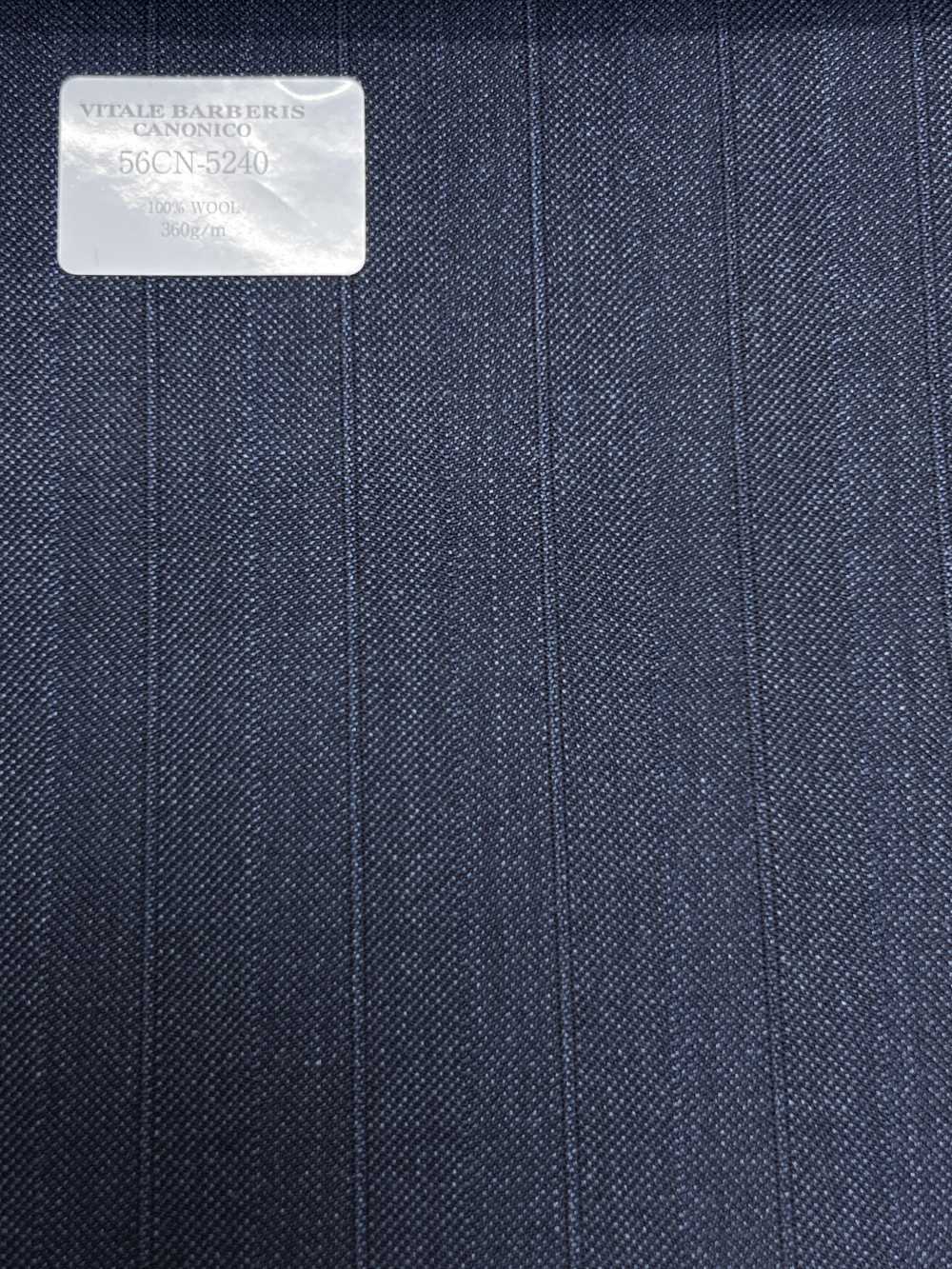 56CN5240 CANONICO（卡諾尼科）傳統精紡21 深藏青 影紋條紋[布料] 佳能