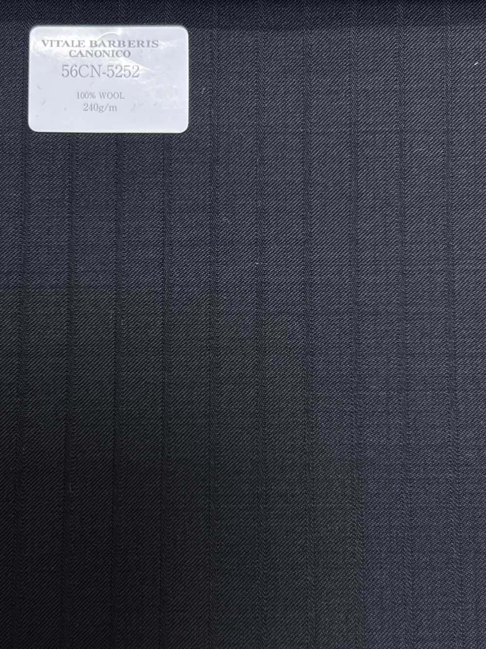 56CN5252 CANONICO（卡諾尼科）PRUNELLE 黑色隱條紋[布料] 佳能