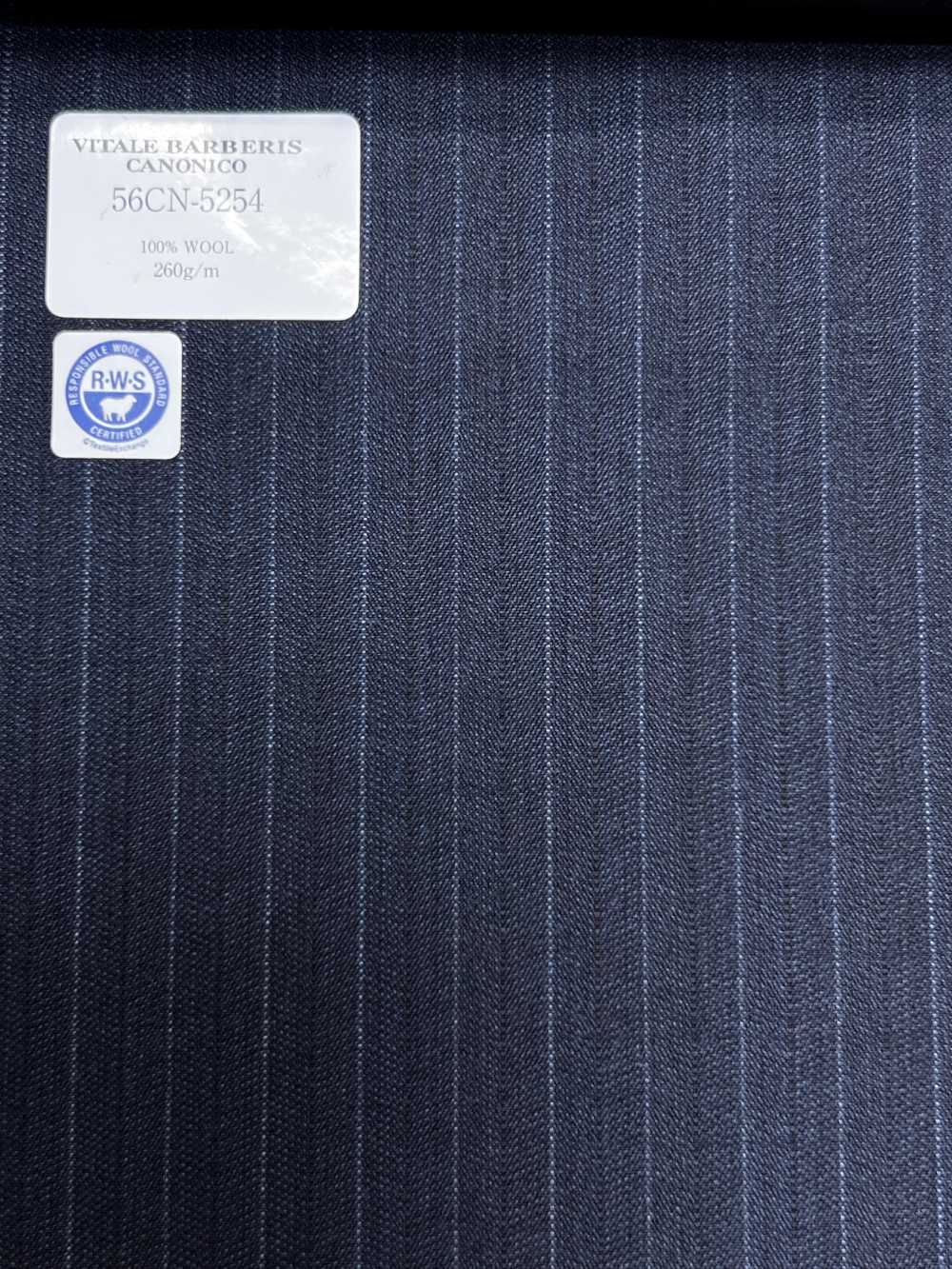 56CN5254 CANONICO（卡諾尼科） RWS 21 PRUNELLE 海軍藍條紋[布料] 佳能