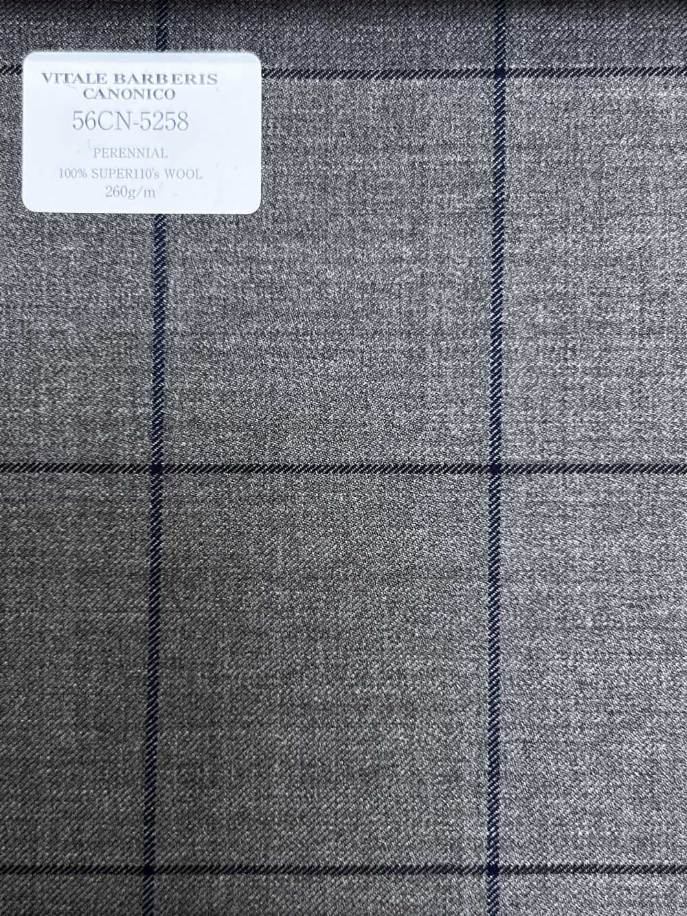 56CN5258 CANONICO（卡諾尼科） PERENNIAL-CLASSICS 棕色/海軍藍 窗格紋[布料] 佳能