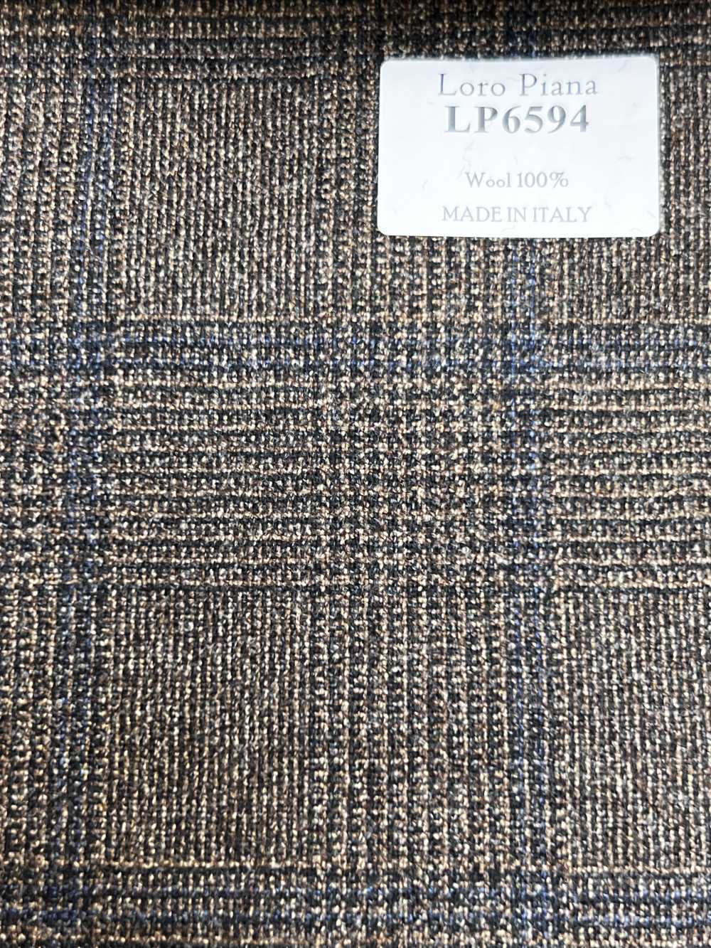 LP6594 Loro Piana 棕色 格紋[布料] 細井商事株式會社