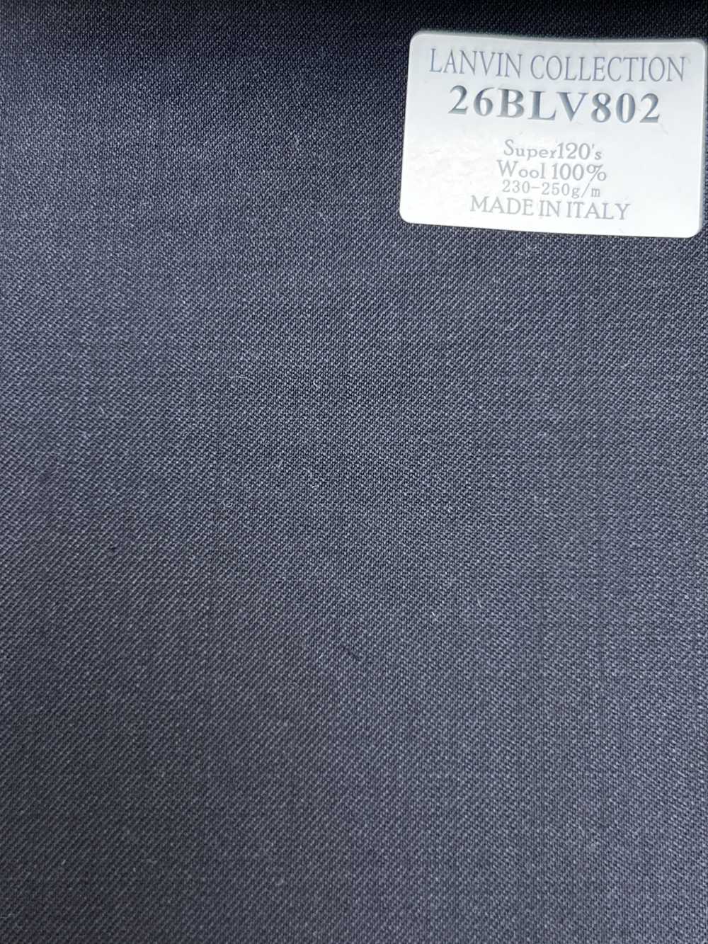 26BLV802 LANVIN COLLECTION Super120's 深藏青 純色[布料] 細井商事株式會社