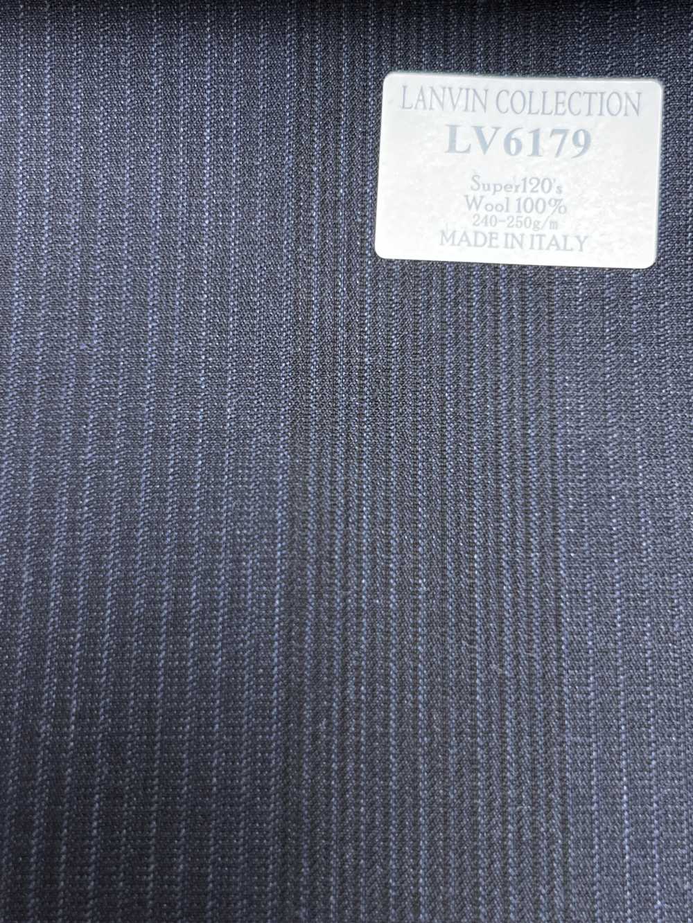 LV6179 LANVIN COLLECTION Super120's 深藏青 條紋[布料] 細井商事株式會社