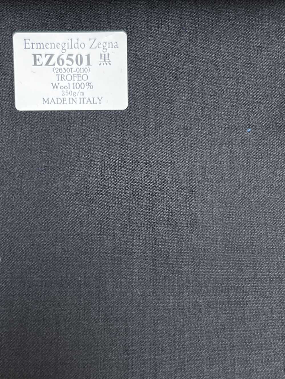 EZ6501 Ermenegildo Zegna TROFEO 黑色 純色[布料] 細井商事株式會社