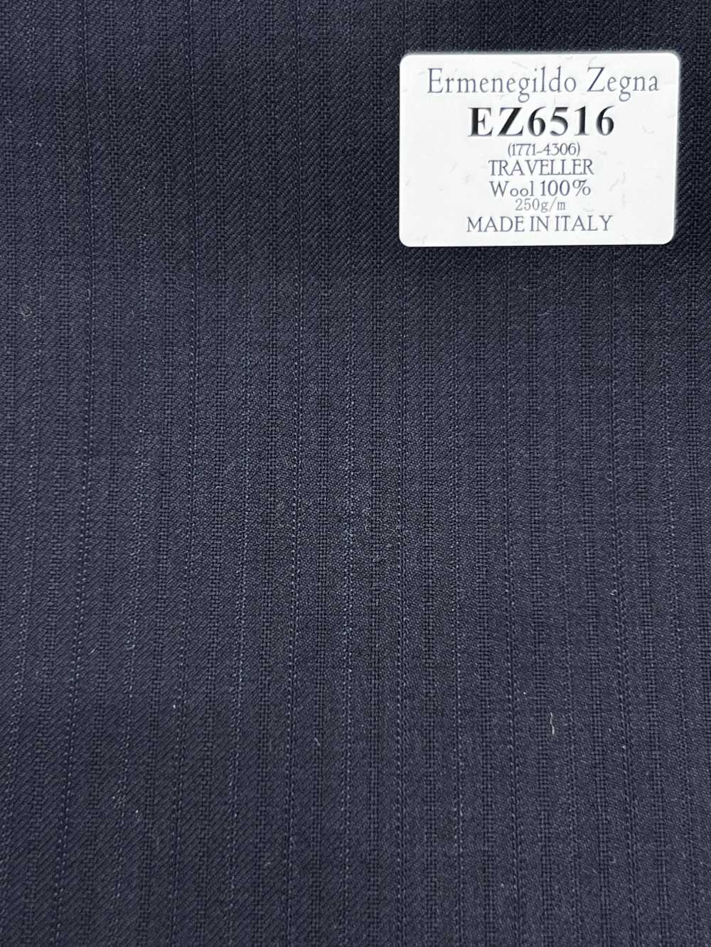 EZ6516 Ermenegildo Zegna TRAVELLER 海軍藍 條紋[布料] 細井商事株式會社