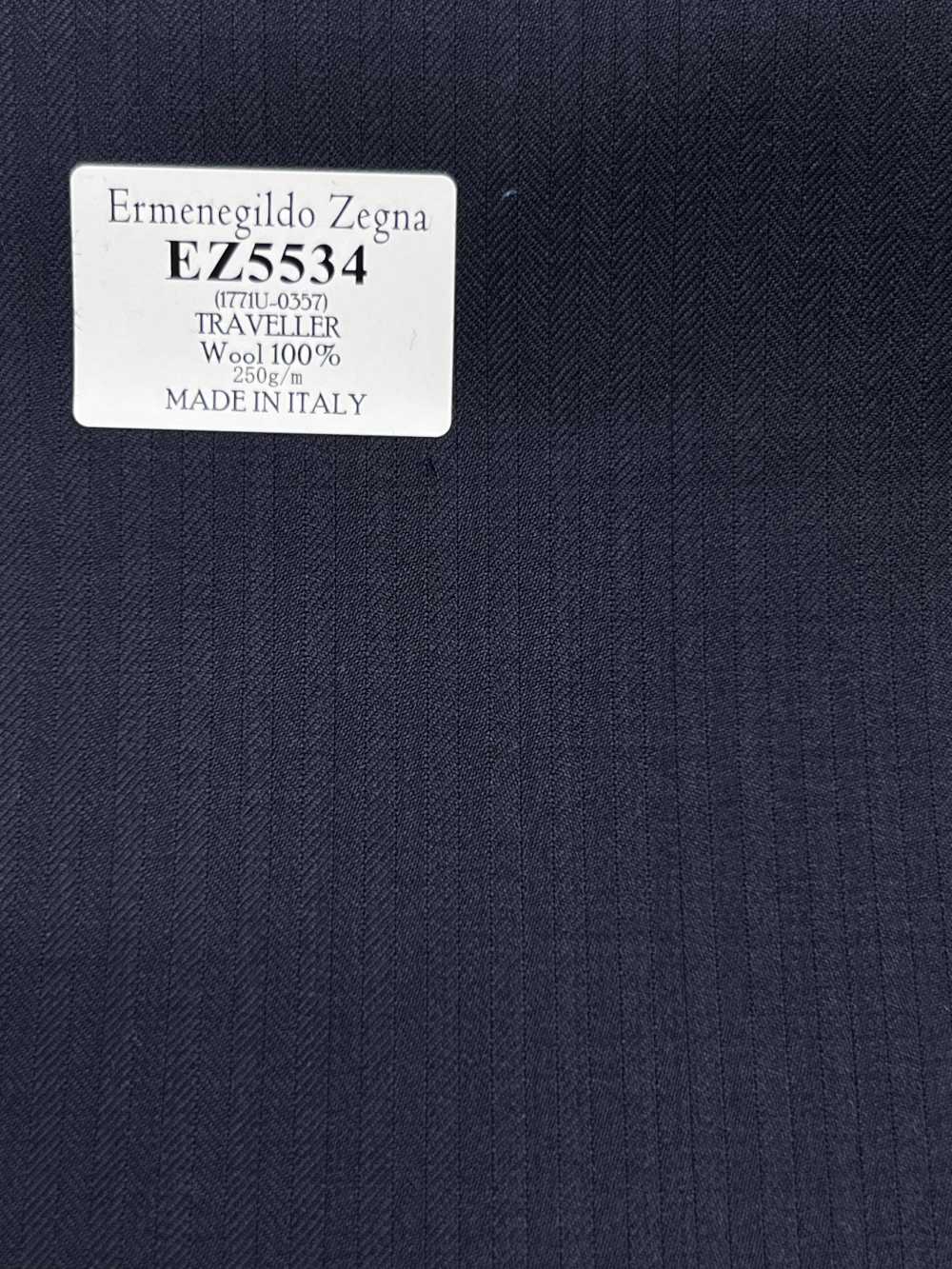 EZ5534 Ermenegildo Zegna TRAVELLER 海軍藍 條紋[布料] 細井商事株式會社