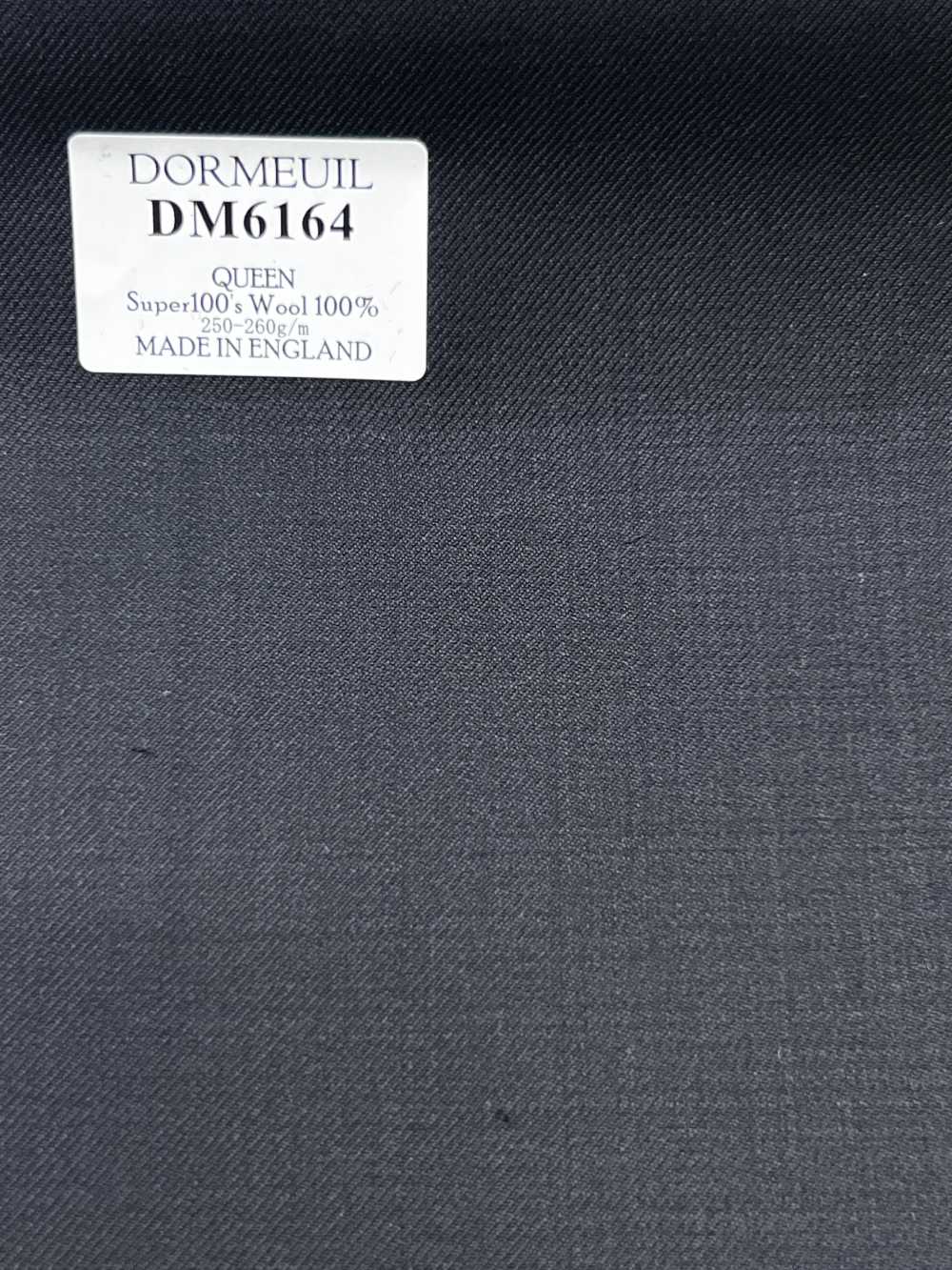 DM6164 DORMEUIL QUEEN Super100's 黑色 素色[布料] 細井商事株式會社