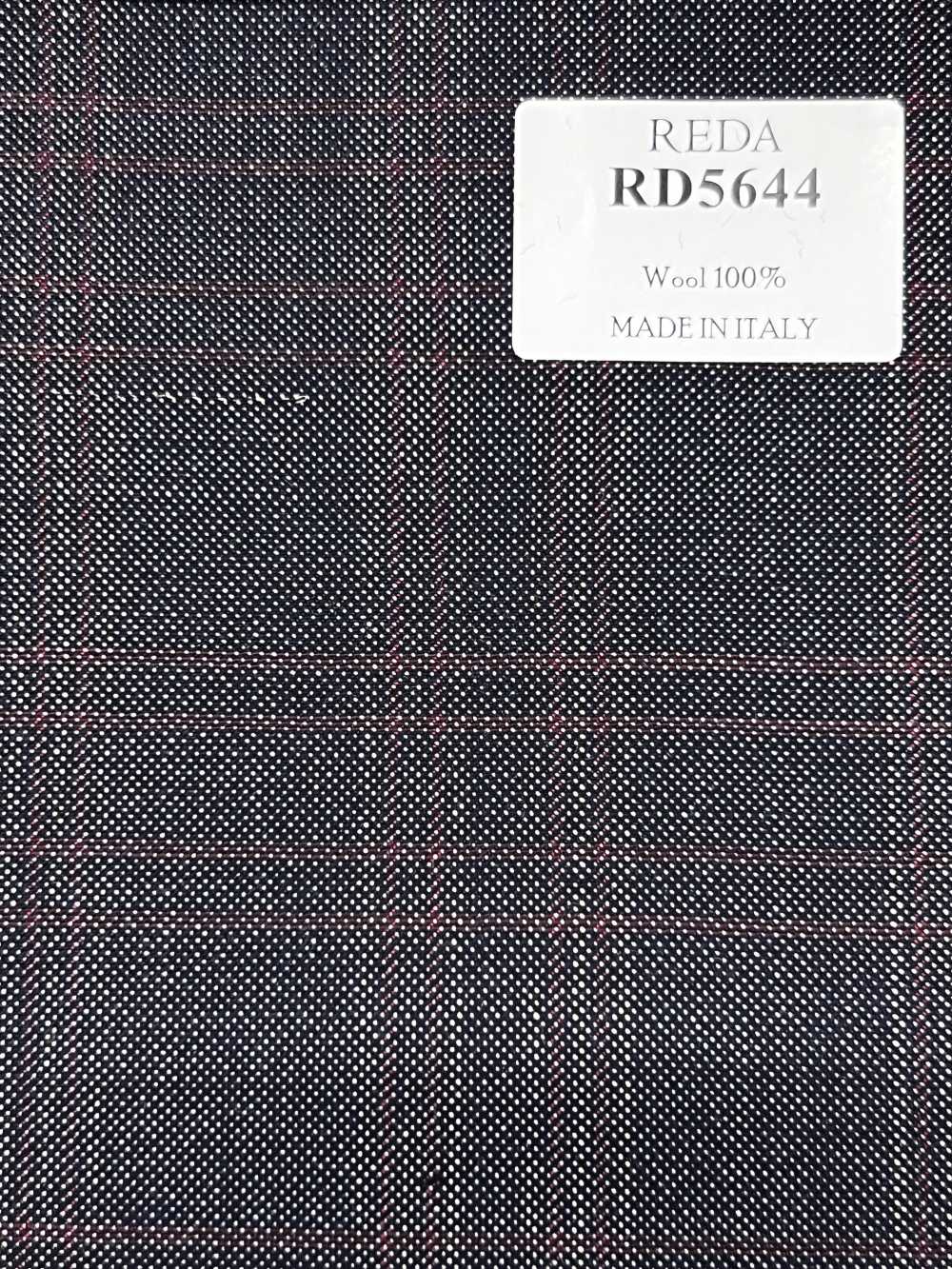 RD5644 REDA 海軍藍×紅色 格紋[布料] 細井商事株式會社