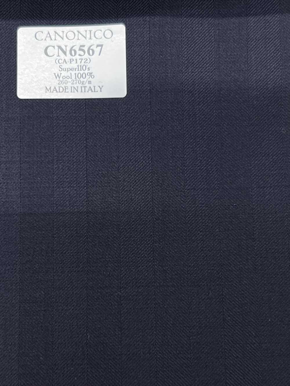 CN6567 CANONICO Super110's 深藏青 條紋[布料] 細井商事株式會社