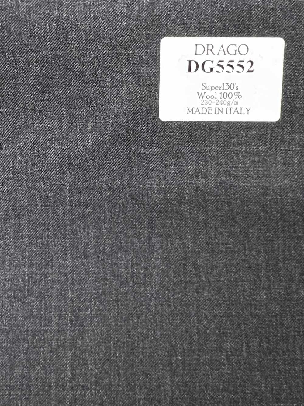 DG5552 DRAGO Super130's 灰色 純色[布料] 細井商事株式會社