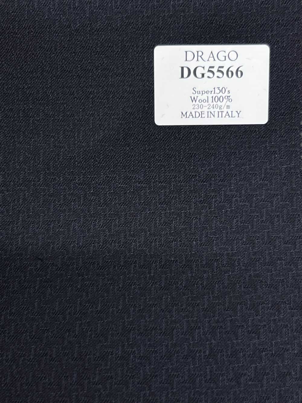 DG5566 DRAGO Super130's 深藏青 千鳥格[布料] 細井商事株式會社