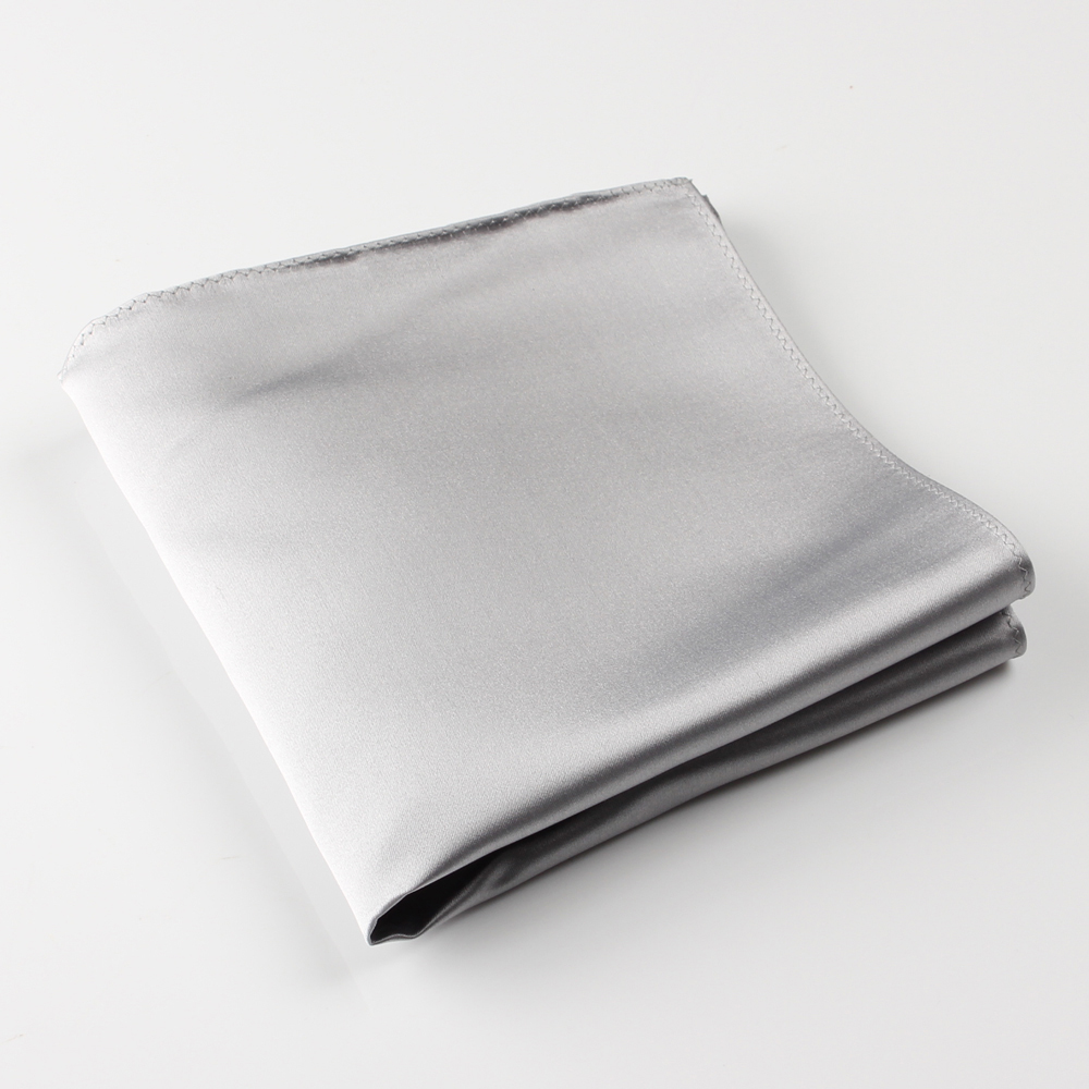 VCF-03 使用VANNERS布料的方巾純色淺灰色[正裝配飾] 山本（EXCY）