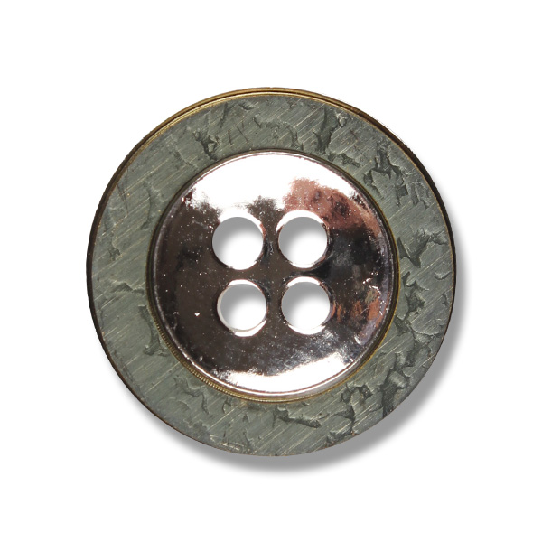 YM4 日本西裝和夾克金屬紐扣，銀色[鈕扣]