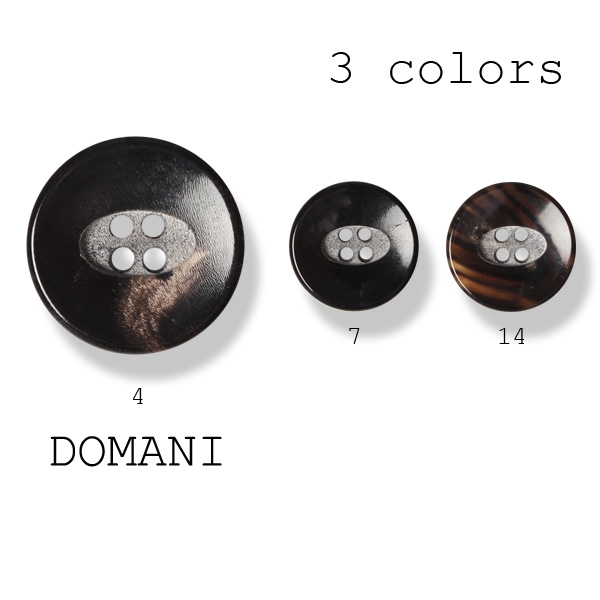 ドマーニ 這款意大利製造的西裝和夾克水牛角鈕扣鈕扣 UBIC SRL