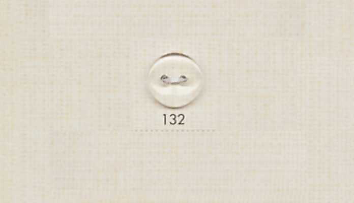 132 DAIYA BUTTONS 兩孔聚酯纖維透明鈕扣