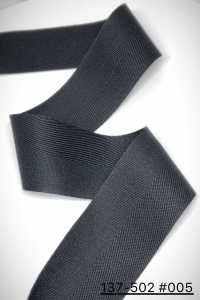 137-502 聚酯纖維杉綾編織帶（0.5 毫米厚）[緞帶/絲帶帶繩子] 達琳（DARIN） 更多照片