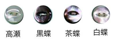 152 兩孔 貝殼鈕扣 貓眼