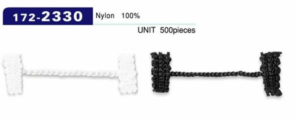172-2330 扣襻 里料固定 鏈繩款 全長44mm（500個裝）