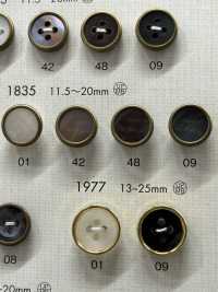 1835 優雅奢華的鈕扣，適合簡單的襯衫和夾克[羈扣] Osaka Plastic Industries（DAIYA BUTTON） 更多照片
