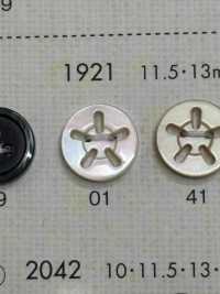 1921 DAIYA BUTTONS 5仿貝殼聚酯纖維鈕扣[羈扣] Osaka Plastic Industries（DAIYA BUTTON） 更多照片