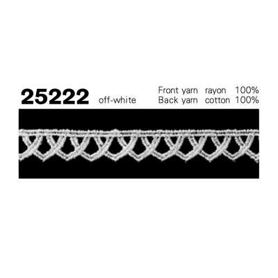 25222 細幅化學蕾絲