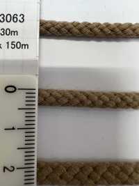 3063 腈綸繩子（約4mm）[緞帶、帶、繩子] ROSE BRAND(丸進) 更多照片