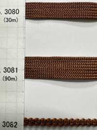 3081 聚酯纖維斜紋竹[緞帶/絲帶帶繩子] 丸進（丸進） 更多照片