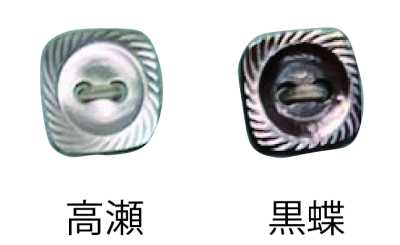420 兩孔 有邊貝殼鈕扣