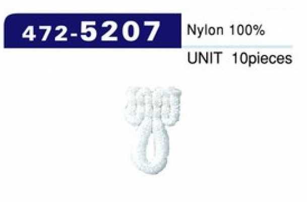 472-5207 扣襻 羊毛尼龍型 小號（入數10）