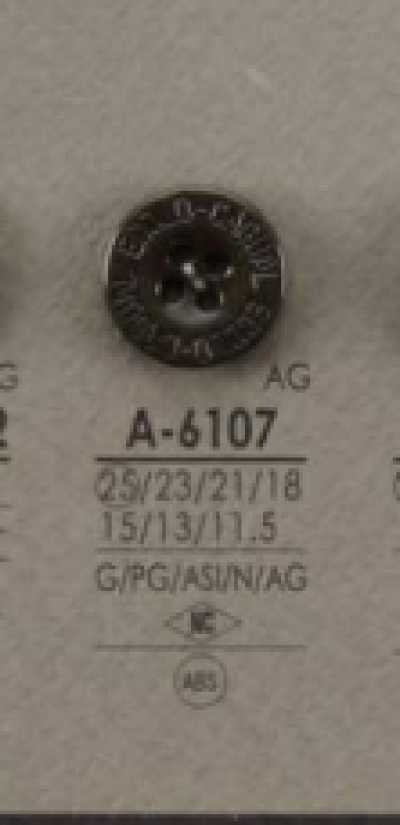 A6107 ABS樹脂製 表孔4孔·霧面光面鈕扣