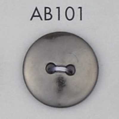 AB101 ABS樹脂製 鍍層鈕扣