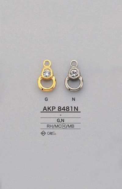AKP8481N 水鑽拉鍊吊飾（拉頭）
