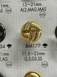 BM177 ABS樹脂電鍍按鈕[羈扣] Osaka Plastic Industries（DAIYA BUTTON） 更多照片