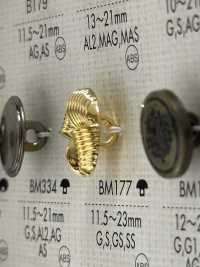 BM177 ABS樹脂電鍍按鈕[羈扣] Osaka Plastic Industries（DAIYA BUTTON） 更多照片
