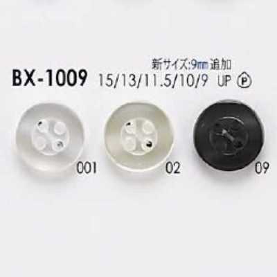 BX1009 聚酯樹脂製表面四孔鈕扣