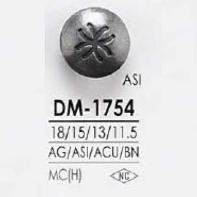 DM1754 高金屬製 半圓環有柄鈕扣