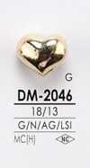 DM2046 心形金屬鈕扣